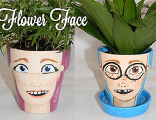 Flower Face Flower Pot
