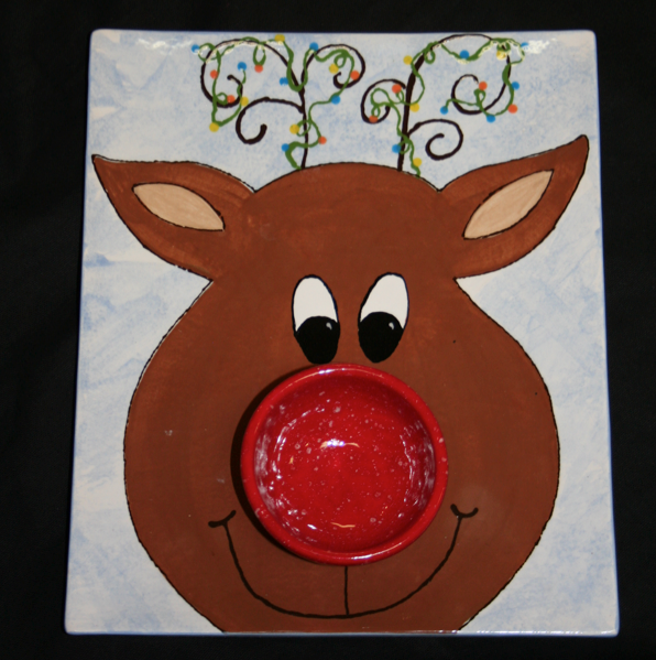 Reindeer Dip Platter